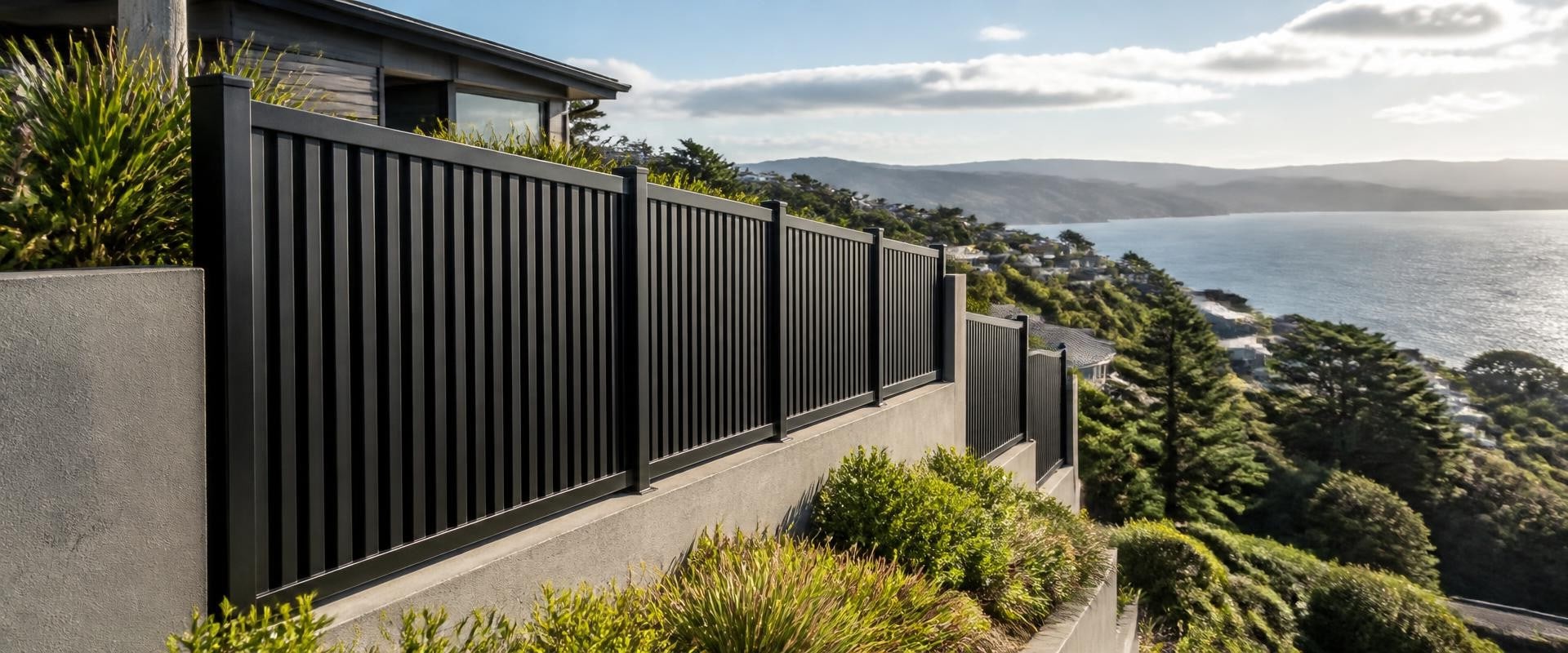 Aluminium Fencing in Wellington: What Works on Windy, Sloping Sections